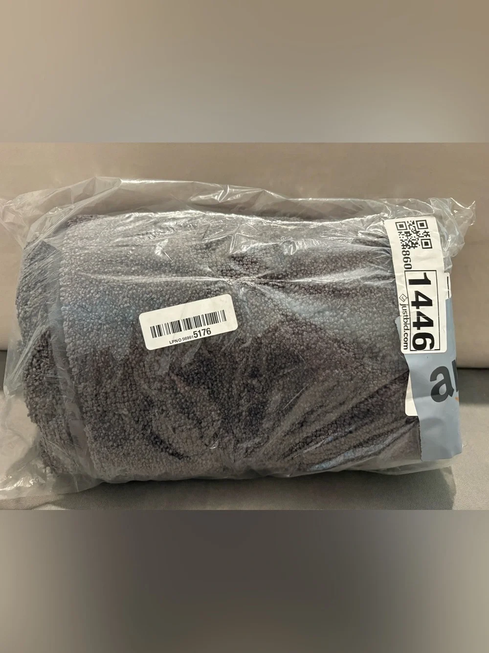 Cosy Homeer Plush Gray Bath Mat - Soft Microfiber Kitchen & Bathroom Rug 24”x36”